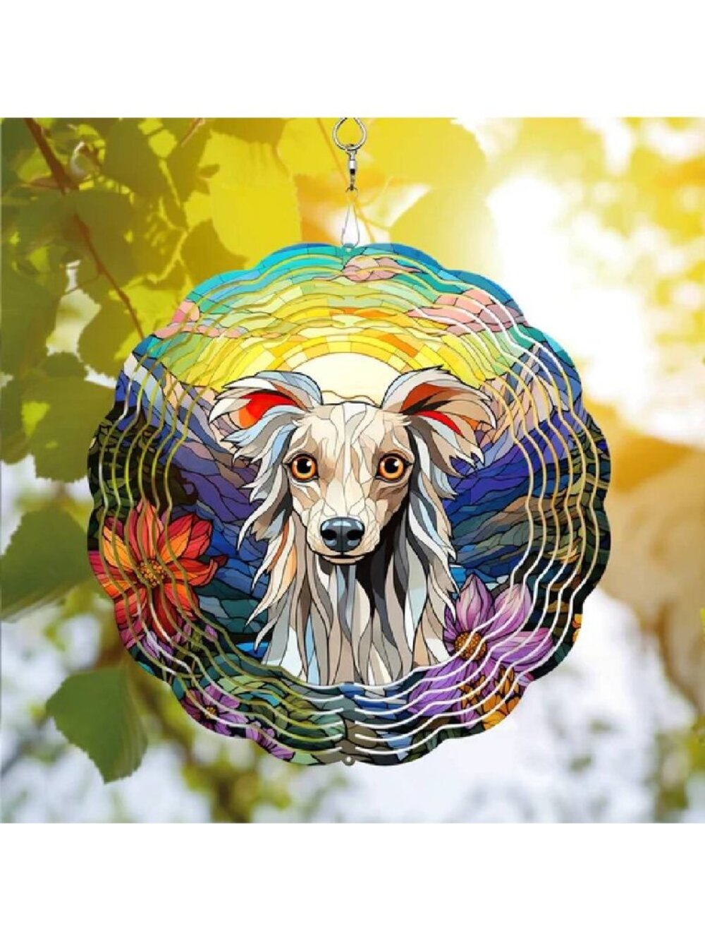 Hero image 0 of 89Bloom Staffordshire Bull Terrier Wind Spinner For Yard Garden,